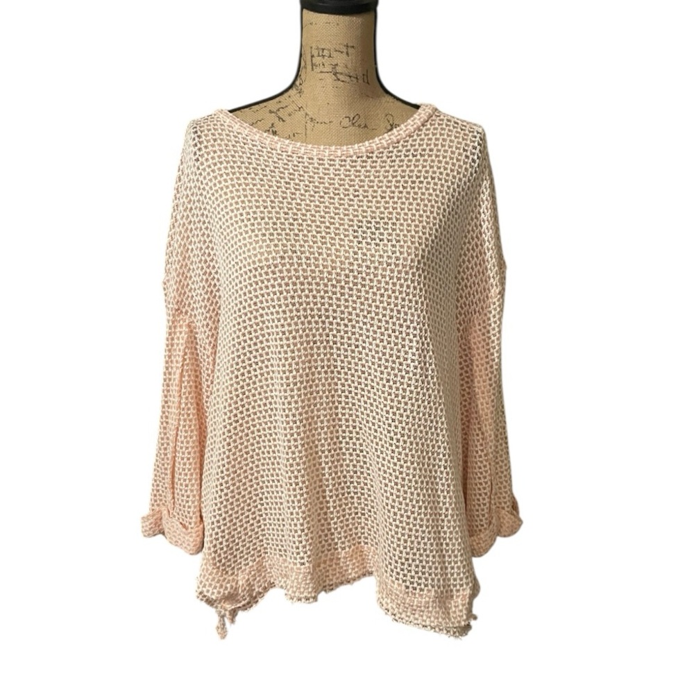 Umgee Peach Knit Sweater